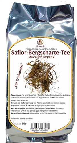 Saflor Bergscharte - Hirschwurzel - Maralwurzel - Rhaponticum Carthamoides - Ecdysteron - 50g von Baruch