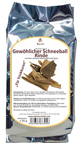 Schneeball Rinde - (Viburnum opulus) - 50g von Baruch