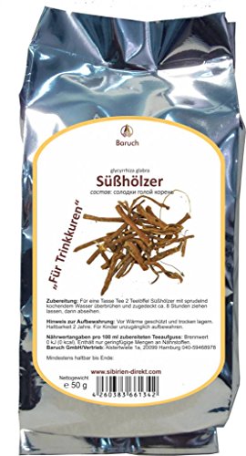Süßhölzer - (Glycyrrhiza glabra) - 50g von Baruch