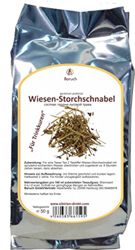 Wiesen-Storchschnabel - (Geranium pratense, Blaues Schnabelkraut) - 50g von Baruch