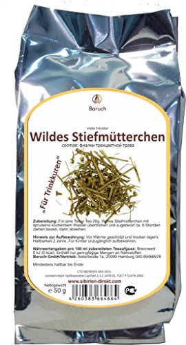 Wildes Stiefmütterchen - (Viola tricolor, Ackerveilchen, Muttergottesschuh, Mädchenaugen, Schöngesicht, Liebesgesichtli) - 50g von Baruch