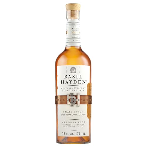Basil Hayden's 8 Jahre | Kentucky Straight Bourbon Whisky | sanfter Geschmack mit einem würzigen Finish | 40% Vol. | 700ml Einzelflasche von Basil Hayden's