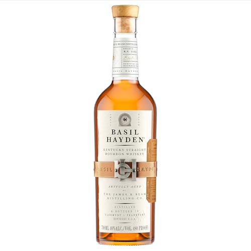 Basil Hayden's 8 Jahre | Kentucky Straight Bourbon Whisky | sanfter Geschmack mit einem würzigen Finish | 40% Vol. | 700ml Einzelflasche von Basil Hayden's