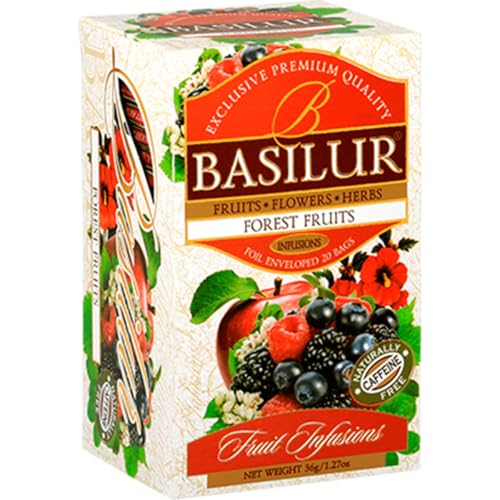 BASILUR Fruit Forest Fruit Früchtetee 20x1,8g von Basilur