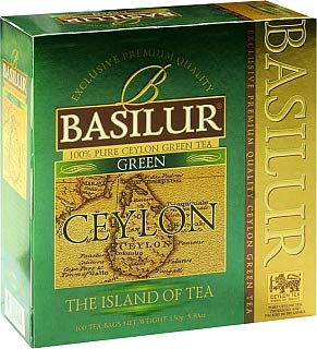 BASILUR Island of Tea Ceylon Green Grüner Tee 100x1,5g BASILUR Island of Tea Ceylon Green Grüner Tee 100x1,5g von Basilur