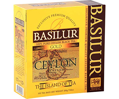 BASILUR Island of Tea Gold schwarzer Tee 100x2g von Basilur