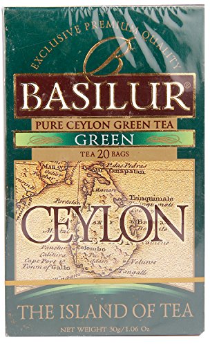 BASILUR Island of Tea Green Grüner Tee 20x1.5g von Basilur