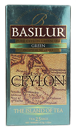 BASILUR Island of Tea Green grüner Tee 25x1,5g von Basilur