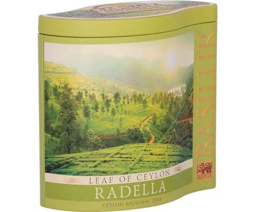 BASILUR Leaf of Ceylon Radella Grüner Tee Dose 100g von Basilur