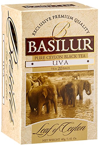 BASILUR Leaf of Ceylon Uva Schwarzer Tee 20x2g von Basilur