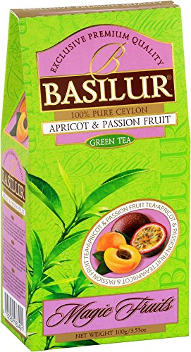 BASILUR Magic Green Apple & Vanilla grüner Tee 100g von Basilur
