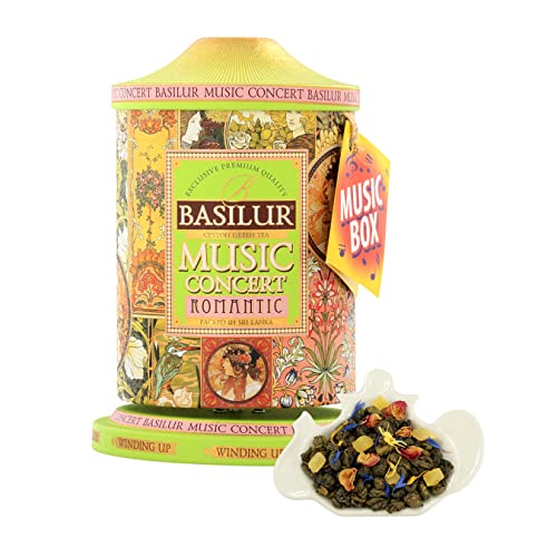BASILUR Music Concert Romantic Grüner Tee Dose 100g von Basilur