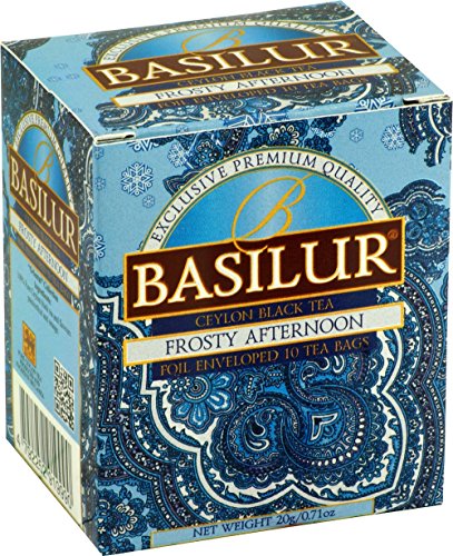 BASILUR Orient Frosty Afternoon schwarzer Tee 10x2g von Basilur