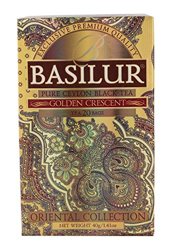 BASILUR Orient Golden Crescent Schwarzer Tee 20x2g von Basilur