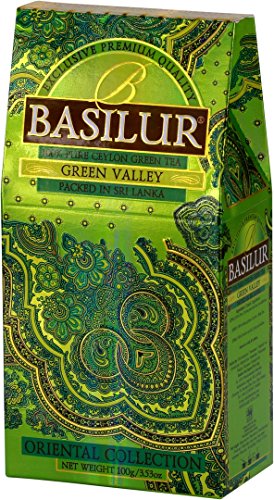 BASILUR Orient Green Valley Grüner Tee 100g von Basilur