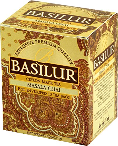 BASILUR Orient Masala Chai schwarzer Tee 10x2g von Basilur