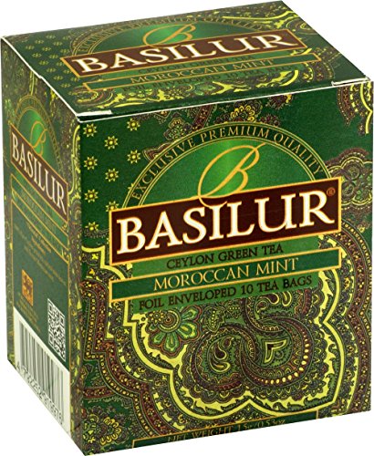 BASILUR Orient Moroccan Mint Grüner Tee 10x1,5g von Basilur