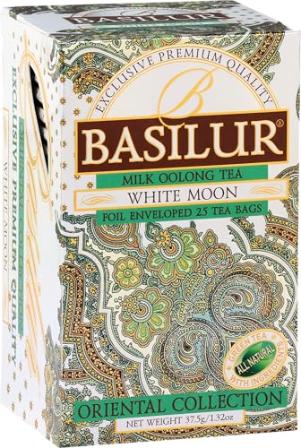 BASILUR Orient White Moon Grüner Tee 20x1.5g von Basilur