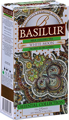 BASILUR Orient White Moon Grüner Tee 25x1,5g von Basilur