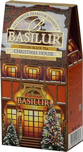 BASILUR Personal Christmas House Schwarzer Tee 100g von Basilur