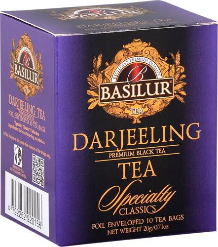 BASILUR Specialty Darjeeling Schwarzer Tee 10x2g von Basilur