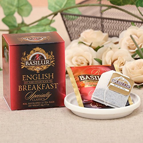 BASILUR Specialty English Breakfast Schwarzer Tee 10x2g von Basilur