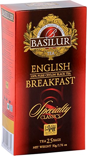 BASILUR Specialty English Breakfast Schwarzer Tee 25x2g von Basilur