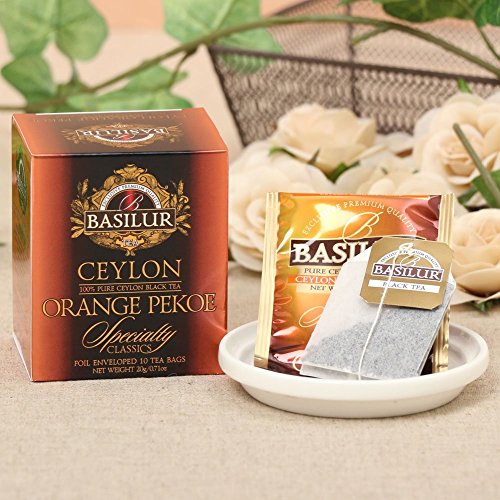 BASILUR Specialty Orange Pekoe Schwarzer Tee 10x2g von Basilur
