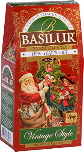 BASILUR Vintage New Year Gift Schwarzer Tee 85g von Basilur