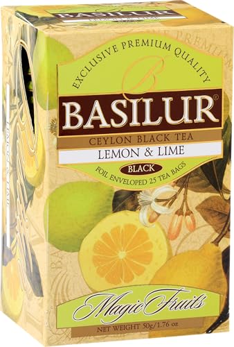 Basilur Black Tea Zitrone & Limette Aufgußbeutel von Basilur
