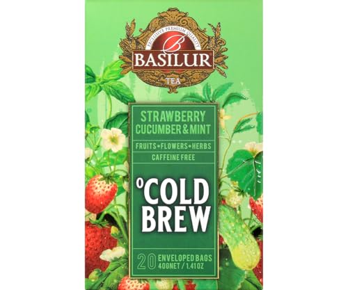Basilur-COLD BREW - STRAWBERRY CUCUMBER & MINT Beutel - 20 x 2 von Basilur