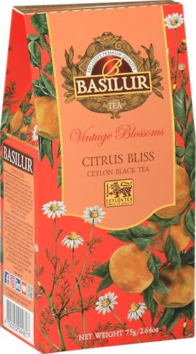 Basilur -Ceylon-Schwarztee VINTAGE BLOSSOMS - CITRUS BLISS Tüte - 75 g Basilur -Ceylon-Schwarztee VINTAGE BLOSSOMS - CITRUS BLISS Tüte - 75 g von Basilur