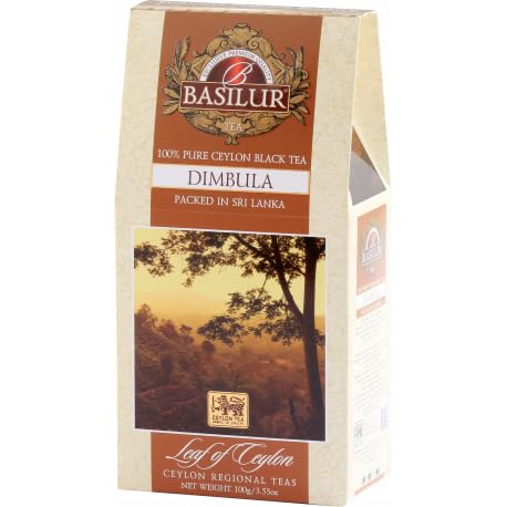 Basilur-DIMBULA Kegel 100g,Eine Komposition sorgfältig ausgewählter schwarzer Ceylon-Teeblätter aus der Region Dimbula. von Basilur