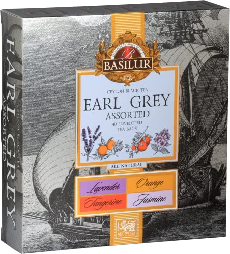 Basilur -EARL GREY ASSORTED Teeset Beutel - 40 x 2 g von Basilur