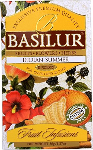 Basilur Fruit Infusions Indian Summer Früchtetee 20x1,8 g von Basilur