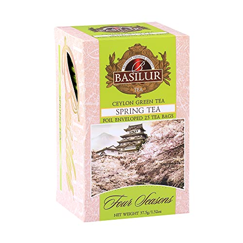 Basilur Green Tea Grüner Tee"Frühlingstee" Aufgußbeutel von Basilur