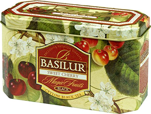 Basilur Magic Sweet Cherry Schwarzer Tee Dose 20x2 g von Basilur