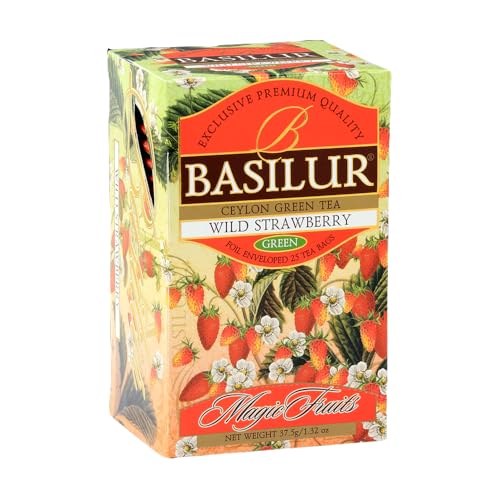 Basilur Magic Wild Strawberry Grűner Tee 20x1,5 g von Basilur