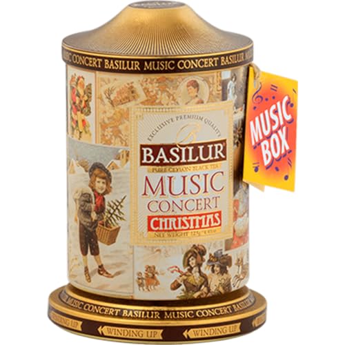 Basilur Tea Music Concert Christmas Loose Tea in Metal Tin Caddy 100g von Basilur