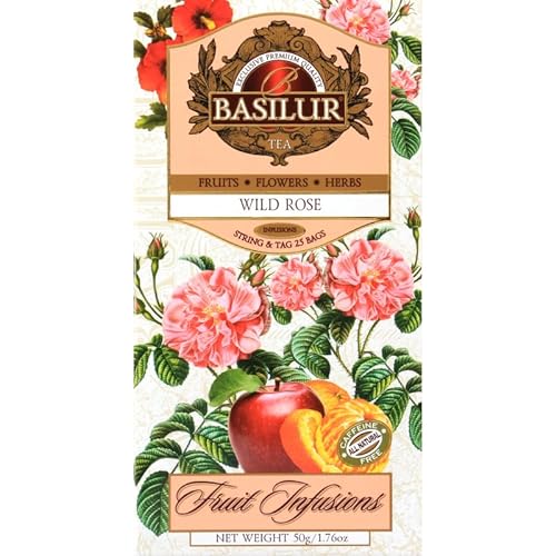 Basilur-WILD ROSE Beutel 25x2g von Basilur