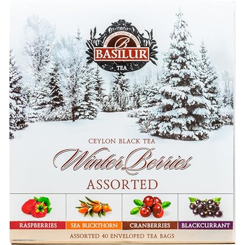 Basilur-WINTER BERRIES ASSORTED Teeset Beutel - 40 x 2 g von Basilur