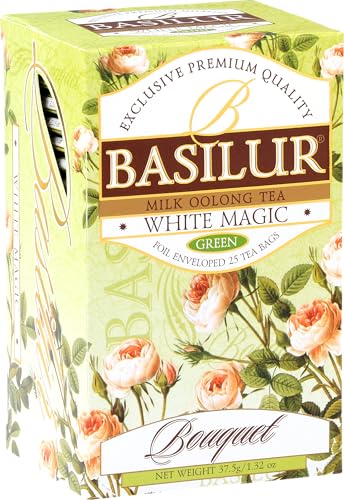 Basilur Weiße Magie Green Tea 2 x 20 Aufgußbeutel (Doppelpack) von Basilur