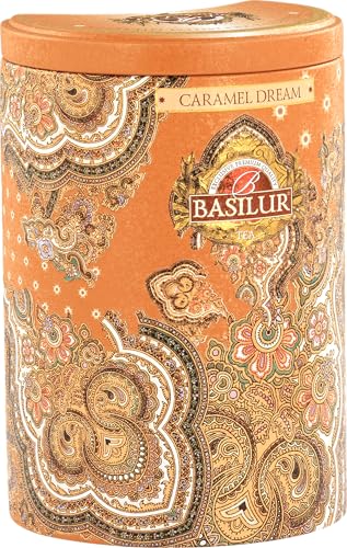 CARAMEL DREAM puszka - 100 g,Ceylon-Schwarzteeblätter (96,5%) mit natürlicher Karamellaroma (3,5%). von Basilur