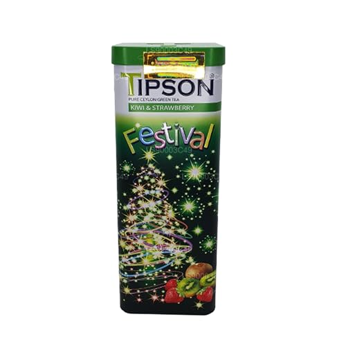 TIPSON FESTIVAL Kiwi & Strawberry güner Tee 75g von Basilur