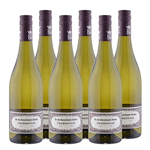 Bassermann Chardonnay trocken QbA Weißwein Pfalz trocken (6 x 0.75l) von Bassermann-Jordan