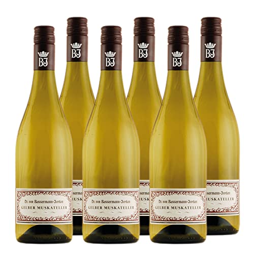 Bassermann Gelber Muskateller trocken QbA Weißwein Pfalz trocken (6 x 0.75l) von Bassermann-Jordan