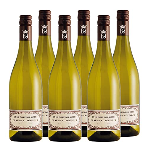 Bassermann Grauer Burgunder trocken QbA Weißwein Pfalz trocken (6 x 0.75l) von Bassermann-Jordan