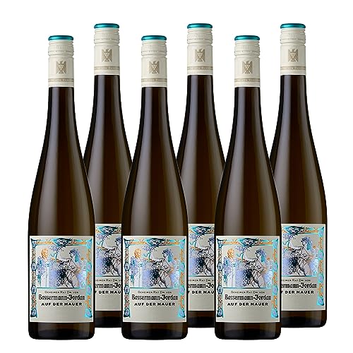Bassermann Riesling Auf der Mauer QbA Bio Weißwein Pfalz trocken (6 x 0.75l) von Bassermann-Jordan