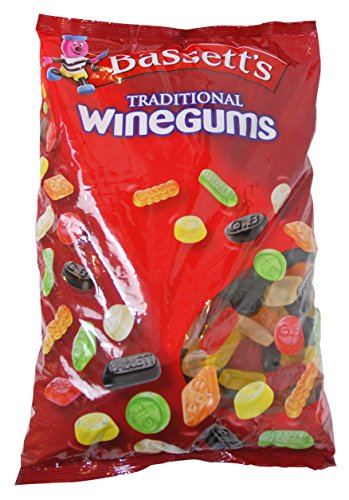 2x BASSETT'S TRADITIONAL WINEGUMS 1KG ALTE REZEPTUR von Bassett's