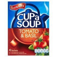 Batchelors Cup A Soup Tomato And Basil Soup 4S 108G von Batchelors